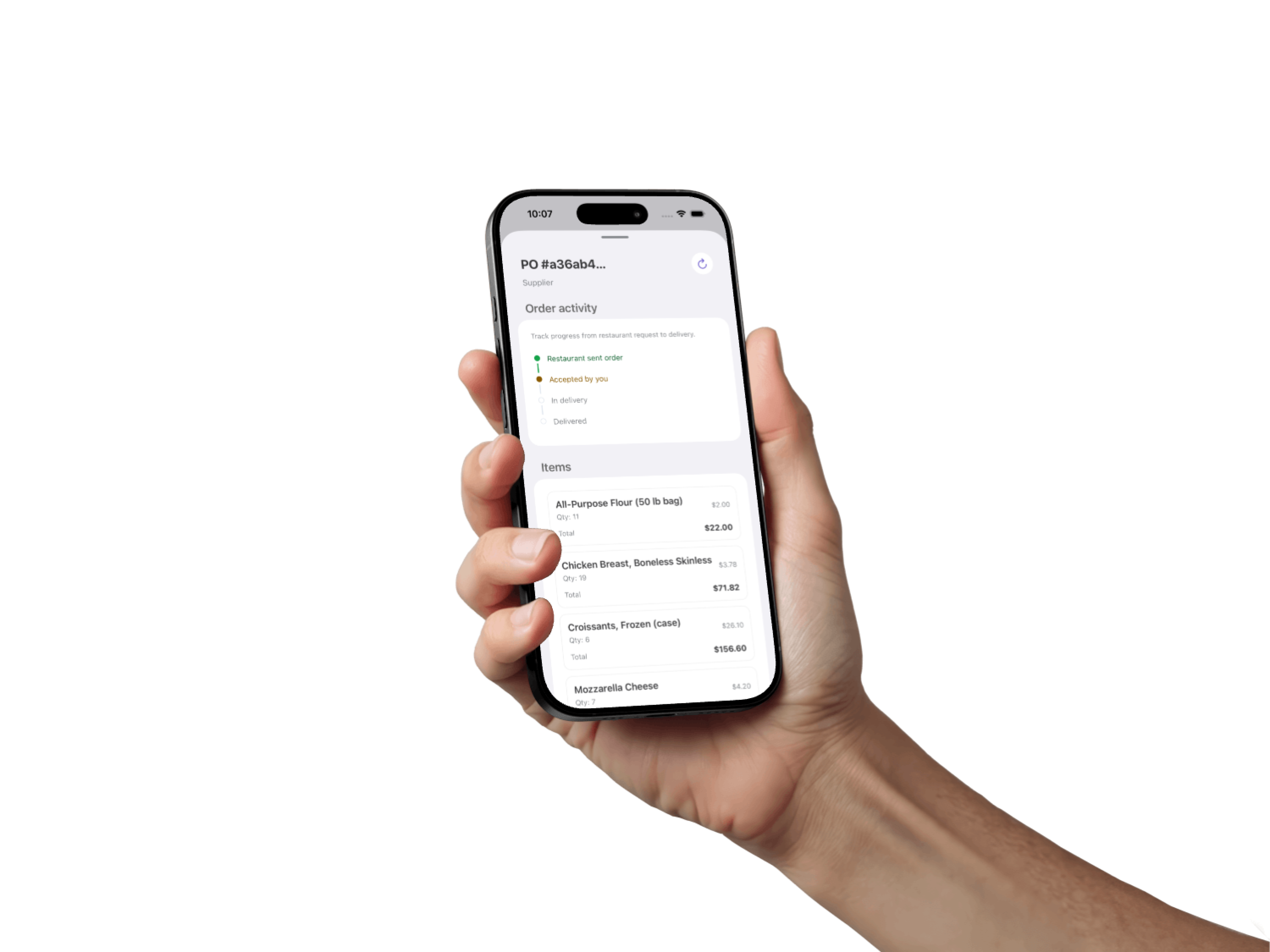 Vellin vendor portal interface